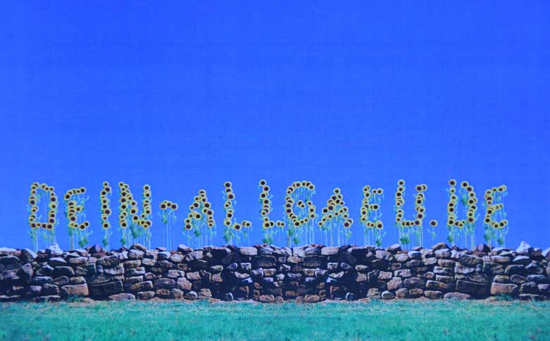 September 2006 Kalenderblattt "dein allgäu" - Lesesteinmauer - händisch gefertigt wie im Bregenzer Wald