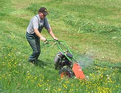 Hier kommt keine große Maschine durch, zu nass - Heimenkirch 2007