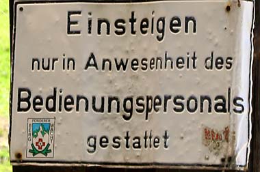 Einsteigen nur in Anwesenheit des Bedienpersonals gestattet - Hündle Talstation 2008