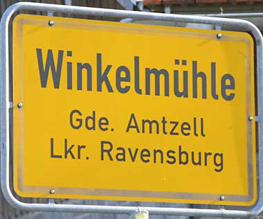 Winkelmühle - was wird hier gemahlen? Ortsteil von Amtzell (Westallgäu)