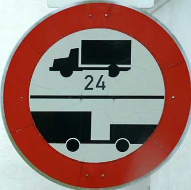 Buchenberg 2008 - LKW Verbot mehr als 24 t und Verbot LKW mit Anhänger