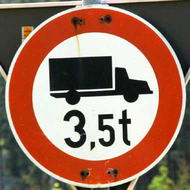 Wiggensbach 2008 - LKW Verbot mehr als 3,5 t 