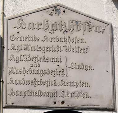 Viehscheid in Mittelhofen (jetzt Gemeinde Stiefenhofen)