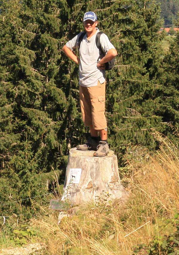 Denkmal dem tapferen deutschen Wandersmann