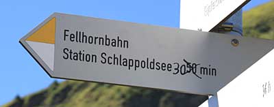 Interessant ist, wer als Wanderer wasserfeste Faserstifte auf 2000 m Seeh&ouml;he mitschleppt!
