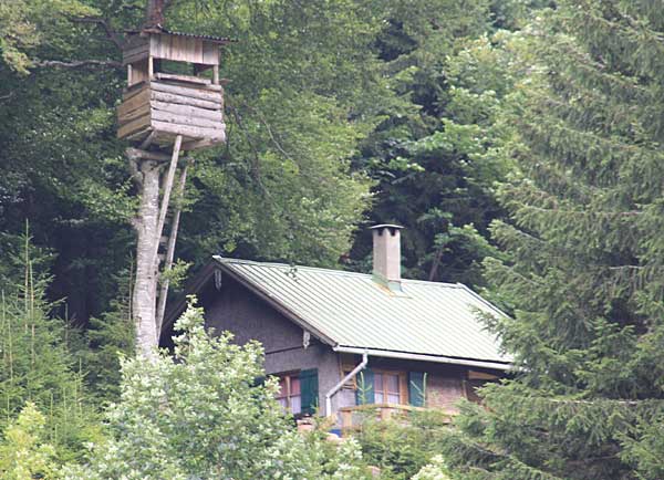 Ein klassisches Beispiel einer Allgäuer Jadhütte