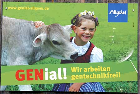 Unser Ziel ist es, eine gentechnikfreie Anbau- und Fütterungsregion für das Allgäu und die angrenzende Bodenseeregion zu erreichen und zu sichern!