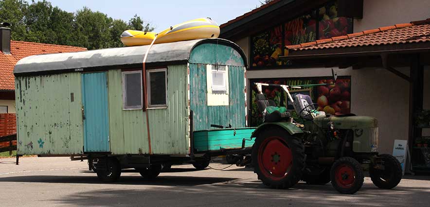 Traktorausflug für Canoning mit Zwischenhalt in Heimenkirch 2013