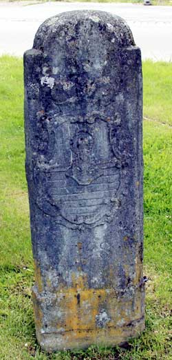 Dreiländerstein - Grenzstein Hinznang (Allgäu) - Teil Fürststift Kempten