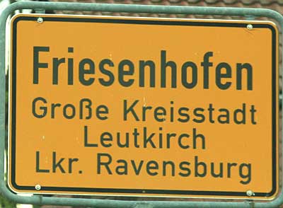 Friesenhofen ist Teil von Leutkirch