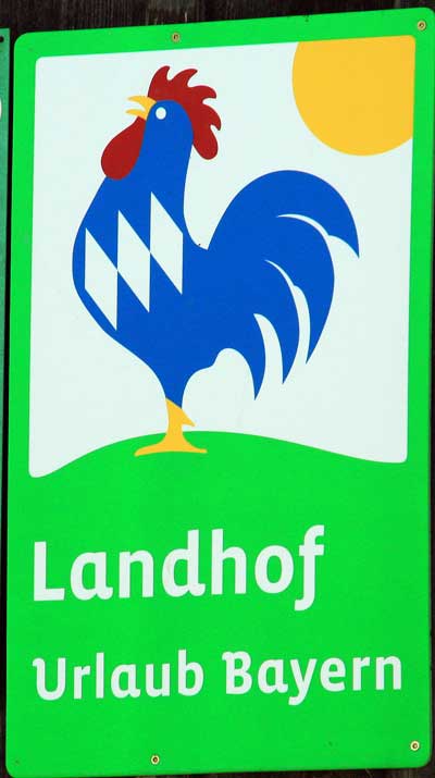 Schild Urlaub auf dem Bauernhof - Qualitätssiegel