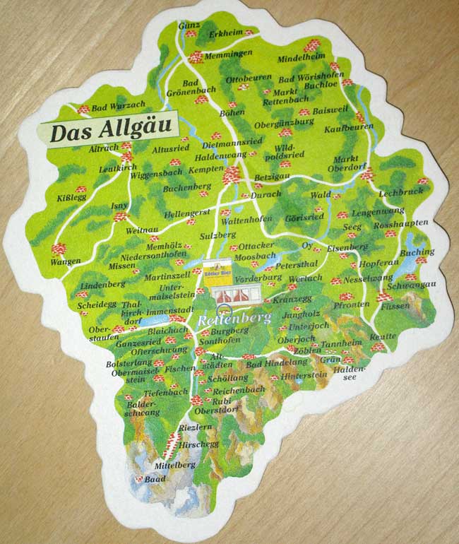 Allgäu Karte Groß