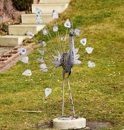 Wiedemannsdorf (Oberstaufen) Pfau in Blech 2016