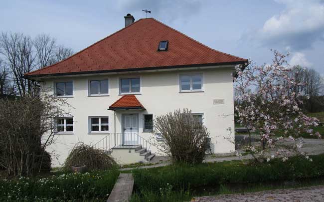 Das Wohnhaus der Briegelmühle in Eisenharz