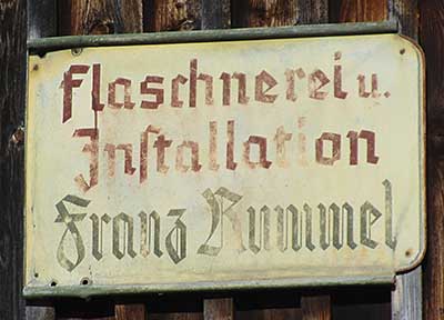 Flaschnerei, Installation, Flaschnermeister Eisenharz, Orsteil von Argenbühl