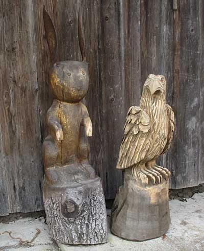 Wolpertinger und Adler in Argenbühl