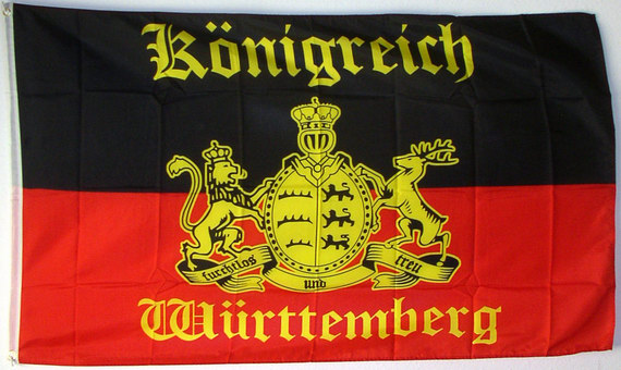 Flagge Königreich Württemberg - Achberg bei Wangen