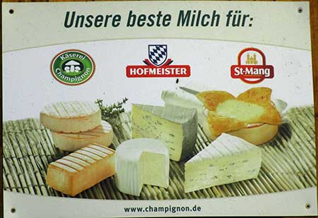 Unsere beste Milch  für Champignon - Kleinweilerhofen Isny 2016
