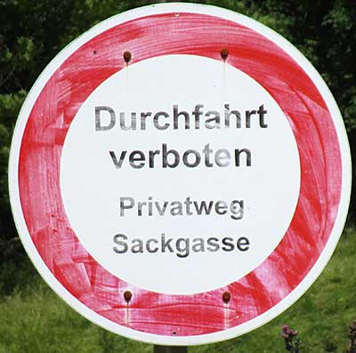 Durchfahrt verboten - Wader erlaubt - zwischen Königsalpe und Aigis 2016