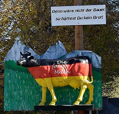 die faire Milch Lengenwang 2017 - Denn wäre nicht der Bauer, so hätet du ein Brot