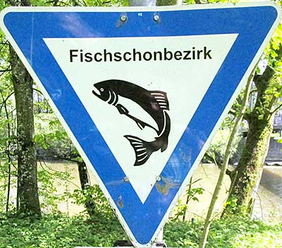 Verkehrsschild Naturschutzgebiet – Fischschonbezirk - 2017 Langenargen