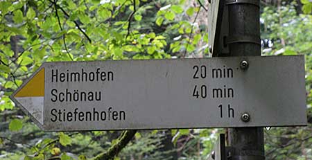 Abgerissenen Brücke bei Röthenbach ist immer noch zentraler Wanderweg