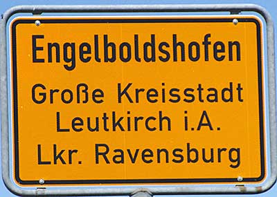 Engelboldshofen ist Ortsteil von Leutkirch