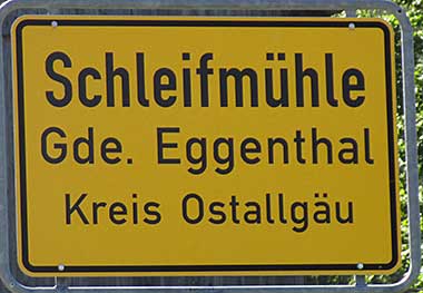 Schleifmühle ist ein Ortsteil von Eggenthal
