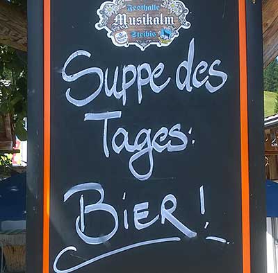 Suppe des Tages - Bier - Biersuppe na dann Guten Appetit