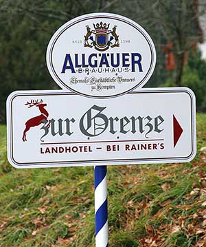 Hotel Gasthaus zur Grenze zwischen Maierhöfen und Isny