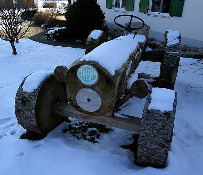 Eicher Diesel  Schlepper  bei Füssen 2018 gesehen