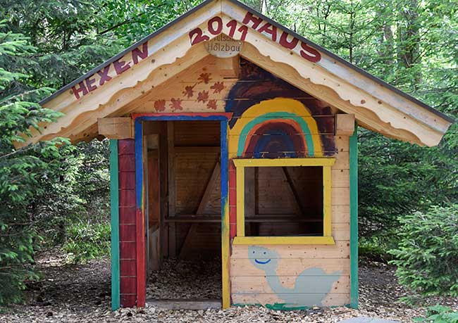Das Hexenhaus im Hexenwald in Mittelberg 2018