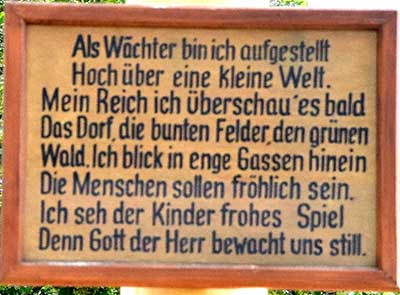 der Maibaumtext in Volkratshofen 2018