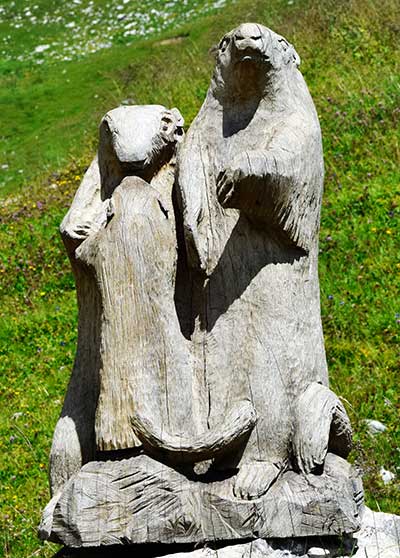 Murmeltiere am Nebelhorn - bitte nicht stören - 6 Monate Winterruhe!