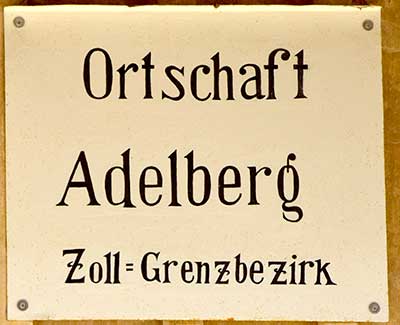 Sigmarszell Ortschaft Adelberg - Zollgrenzbezirk