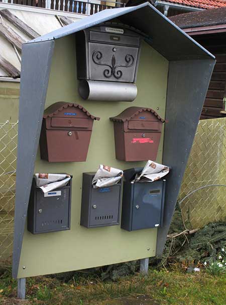 Postbriefkasten Anlage wettergeschützt Heragatz 