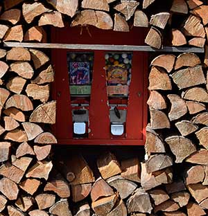 Süßwarenautomat gut eingebeigt in Trauchgau