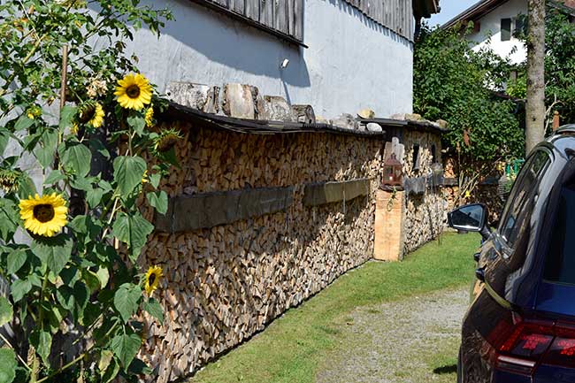 Trauchgau - Branntweingasse - die Rückseite von Nr.4 (Nachbar von Nr.2 oben) 