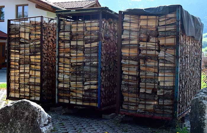 holzstapeln leicht gemacht in in der Holzstaplergemeinde Trauchgau