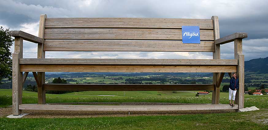 Wanderbank Allgäu für die Enzen - mehr Info - Bild klicken!