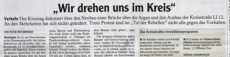 genehmigt Chefredakteur Westallgäuer Zeitung 201.12.2018