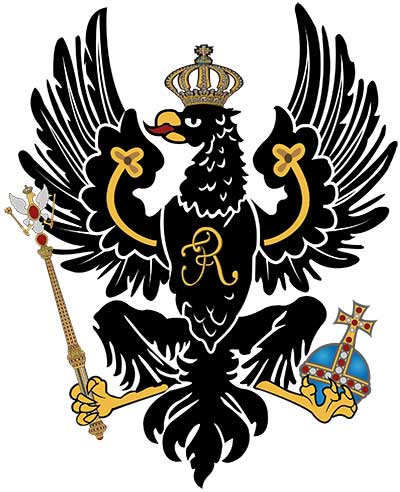 Die Flagge Preußens zeigte einen schwarzen Adler auf weißem Grund, der auch auf dem preußischen Wappen zu sehen war.