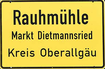 Rauhmühle ist Ortsteil von Dietmannsried - West