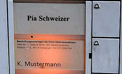 Endlich gefunden - die Wohnung von K. Mustermann befindet sich in der Ritterstrasse 25, gegenüber vom Alpinsport in Füssen im Allgäu