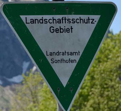 Landschaftsschutzgebiet - Bad Hindelang Unterjoch - Maus klicken