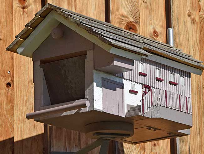 Vogelfutterhaus - das eigene Haus als Modell umgesetzt - Göhlenbühl 11 - 2019