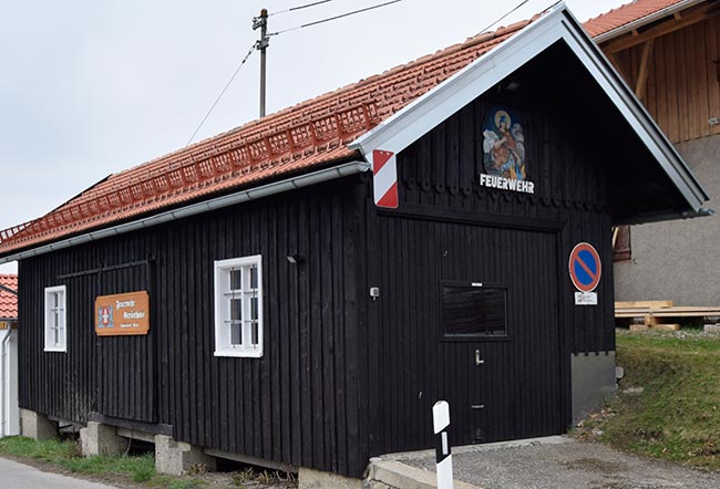 Gerätehaus der FFW Knottenried bei Immenstadt - voll einsatzfähig