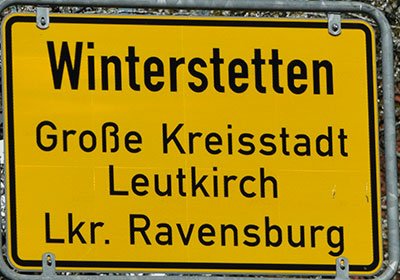 Winterstetten ist Ortsteil von Leutkirch (Nachbarort)