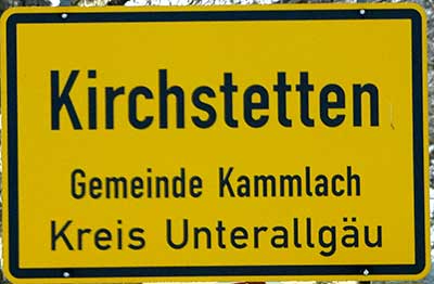 Kirchstetten ist Ortsteil von Kammlach (Unterallgäu)