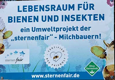 Bienenfreundlich nicht erst seit dem Volksbegehren "Rettet die Bienen" - 2019 - Kleinemnat - Kaufbeuren - sternen fair